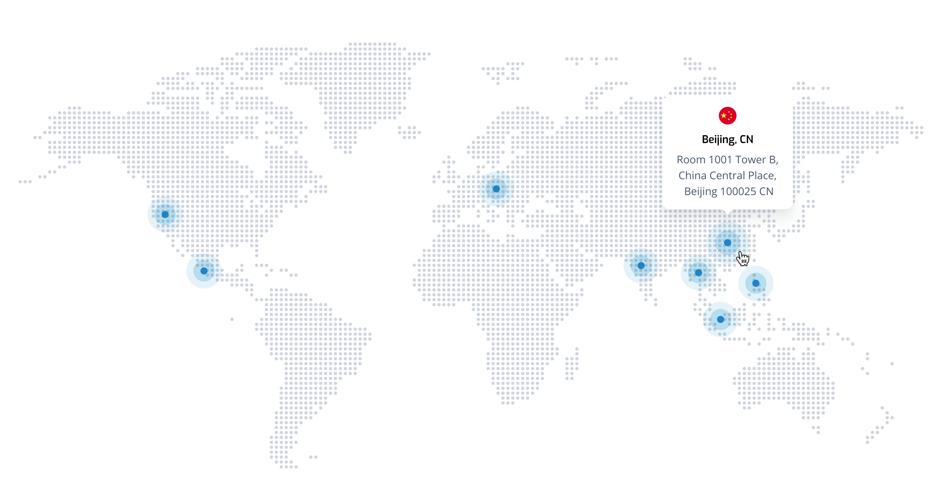 map Map of global locations